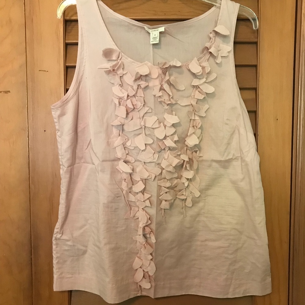 J.CREW Petal Vine Sleeveless Top